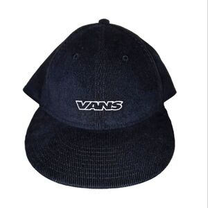 Vans Men's Off The Wall Squash Embro Snapback Black Corduroy Hat